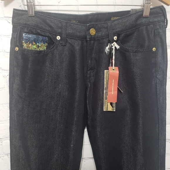 Express Sz 4 NWT Stella Boot Cut Jeans 2008 - Picture 5 of 15